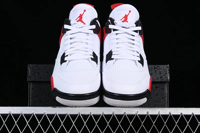 All categories Air Jordan Jordan series basketball shoes Air Jordan 4 LJR version Air Jordan 4 Red "Cement" AJ4 Joe 4 red cement reverse flame red DH6927-161